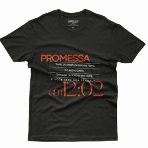 Camiseta Promessa (Branca / Preta)